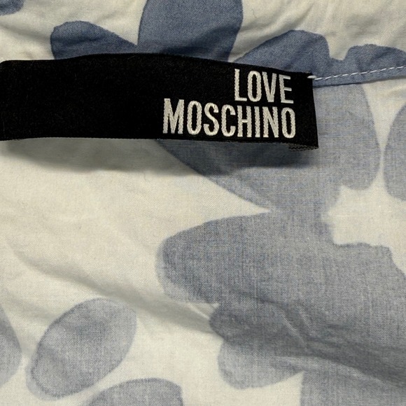 Love Moschino Floral Print Sleeveless Dress Casual Summer Dress Size 6 READ - Picture 9 of 15